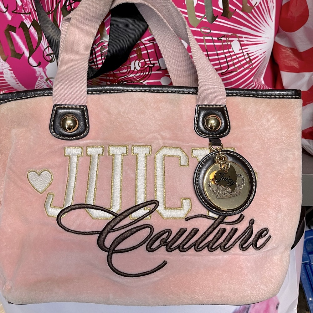 Authentic Juicy Couture soft pink Tote